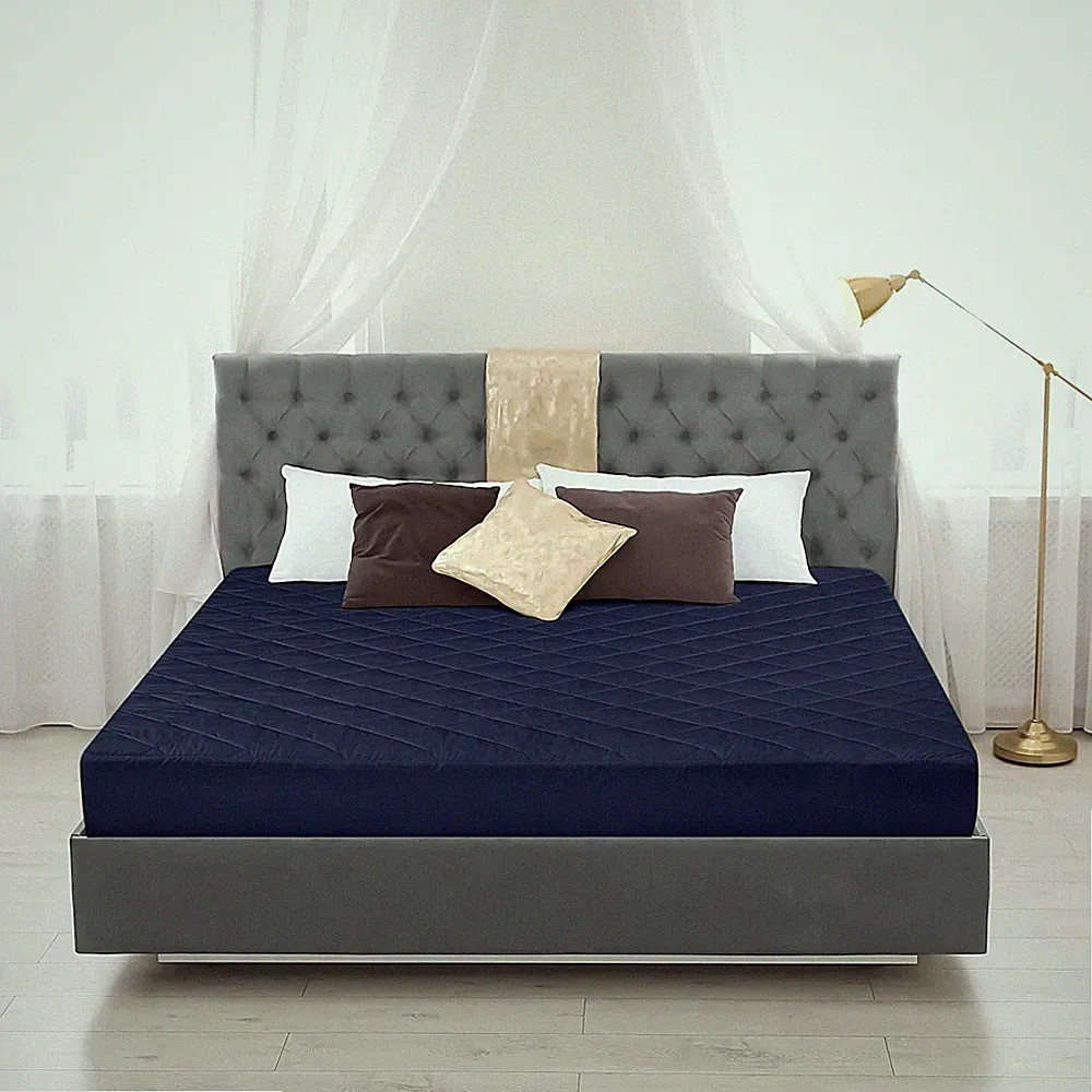 Quilted Fitted Washable Mattress Pad Fits Up to 16 Inches Deep Utopia Bedding